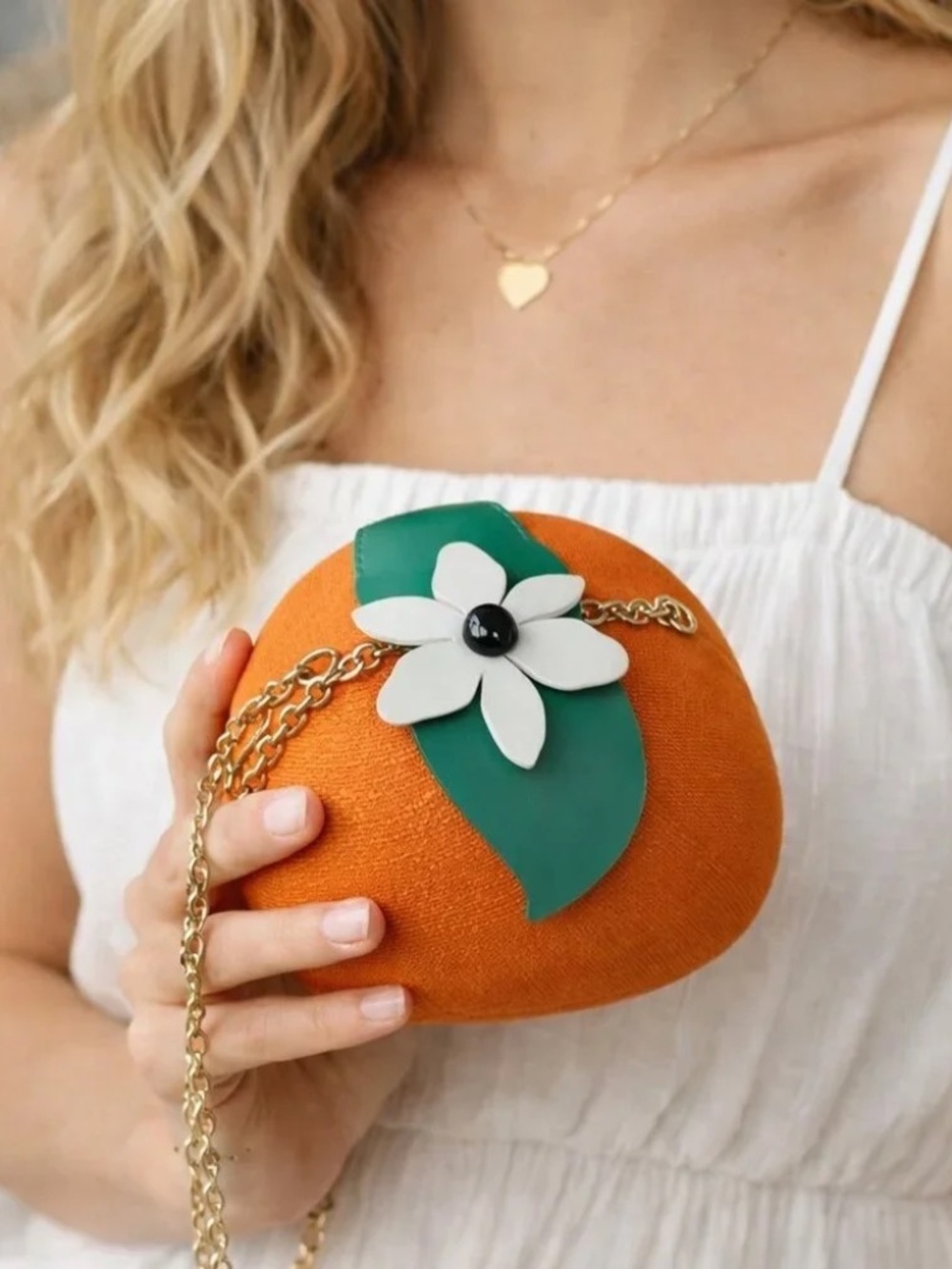 Kate Spade Spice Things Up Orange Citrus Novelty Bag Crossbody Clutch NWOT Chic
